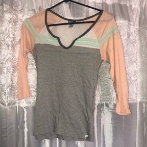 ROXY quarter sleeve top